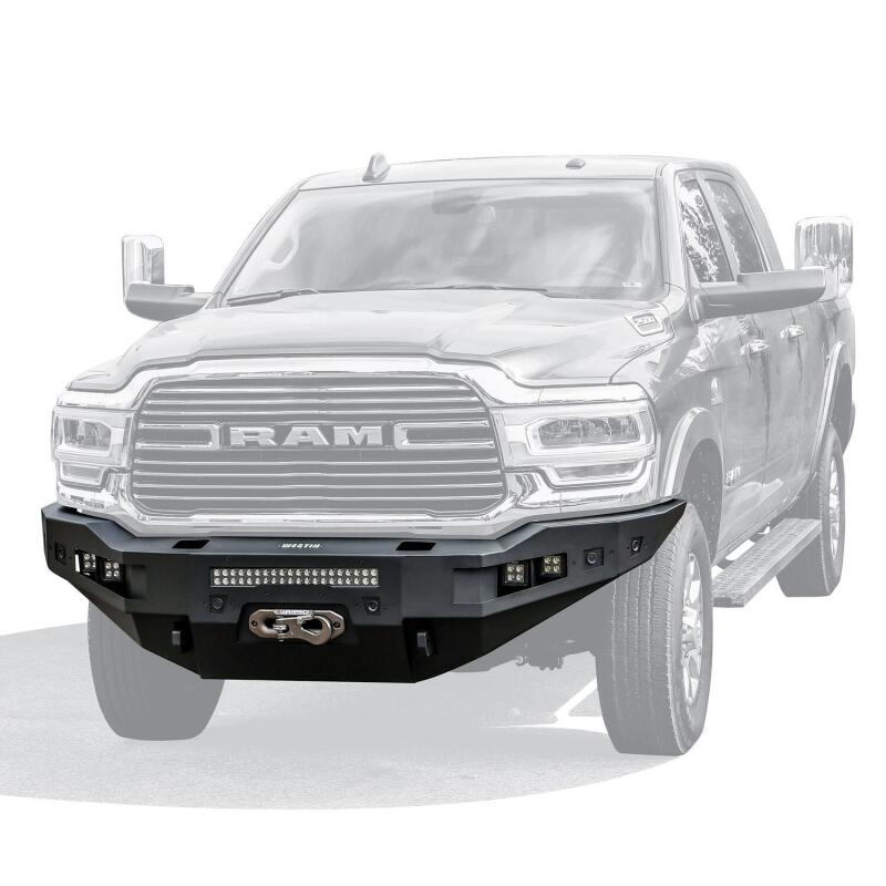 Westin 19-21 Ram 2500/3500 Pro-Series Front Bumper - Textured Black Bumpers - Steel Westin