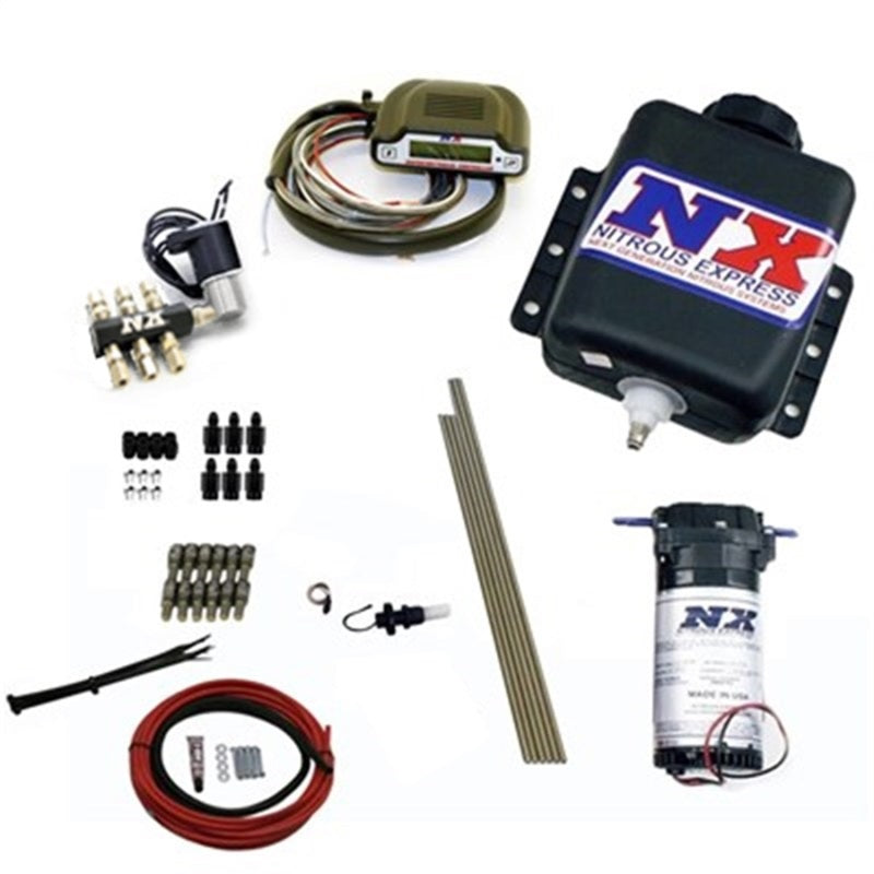 Nitrous Express Direct Port Water Injection 6 Cyl Stage 3 w/Hardlines Water Meth Kits Nitrous Express