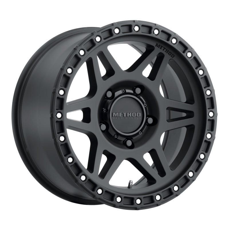 Method MR312 17x8.5 0mm Offset 5x150 110.5mm CB Matte Black Wheel Wheels - Cast Method Wheels