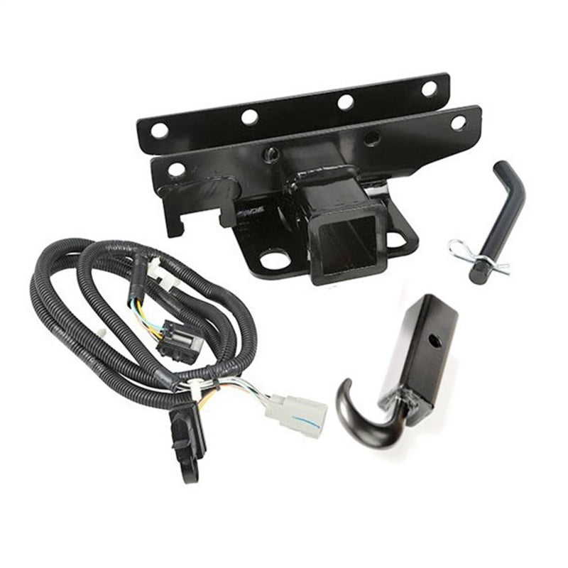 Rugged Ridge Receiver Hitch Kit Hook 07-18 Jeep Wrangler JK Hitch Accessories Rugged Ridge