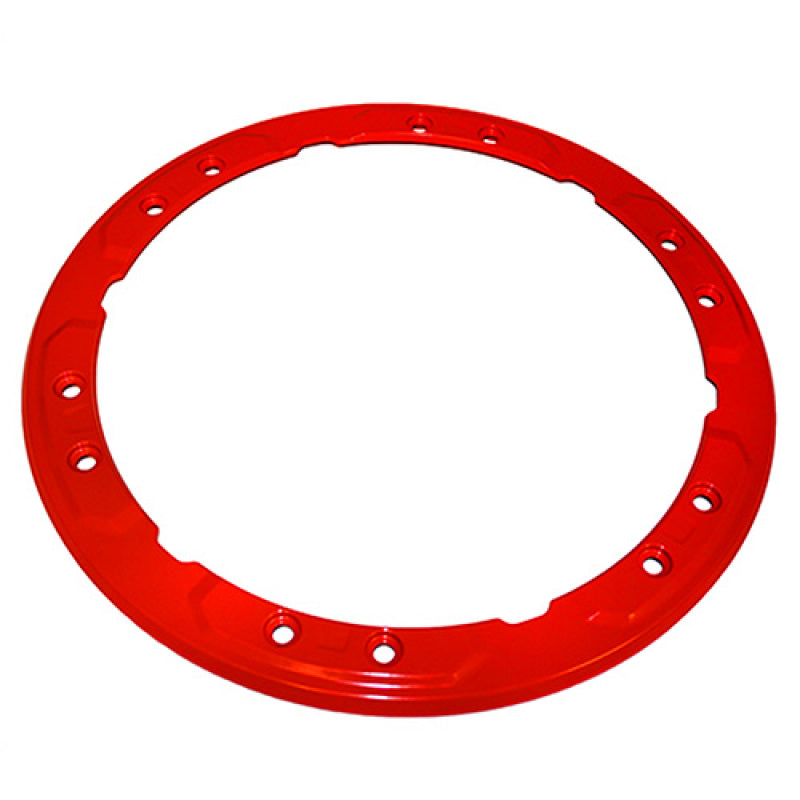 Ford Racing 21-22 Bronco Bead Lock Trim Ring - Red Wheel Accessories Ford Racing