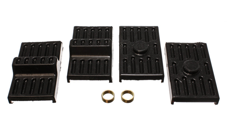 Energy Suspension 70-81 Camaro / 70-81 Firebird Black Multi Leaf Spring Isolators Bushing Kits Energy Suspension