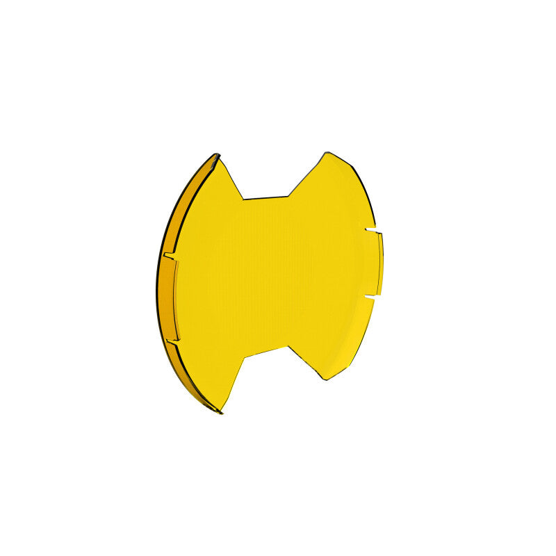 KC HiLiTES SlimLite 8in. LED Light Shield SAE Driving (Shield Only) - Selective Yellow Light Covers and Guards KC HiLiTES