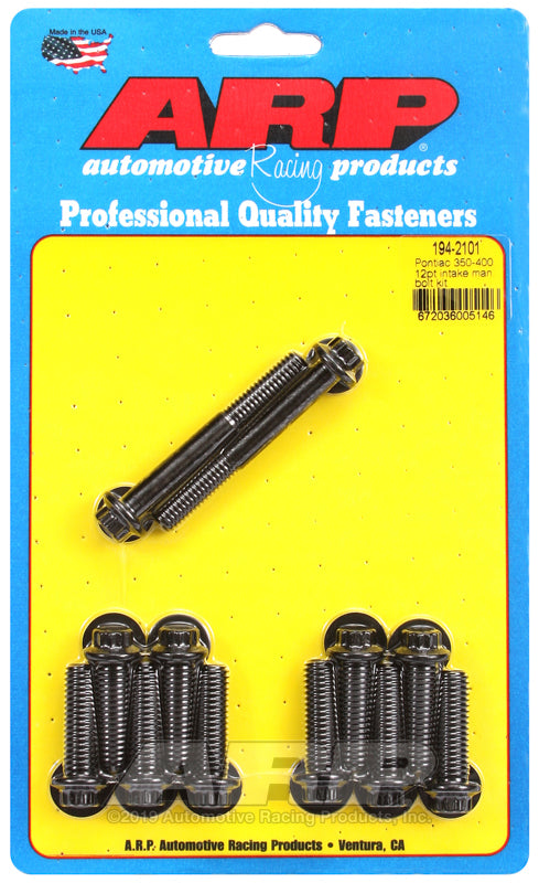ARP Pontiac 350-400 12pt Intake Manifold Bolt Kit Hardware Kits - Other ARP