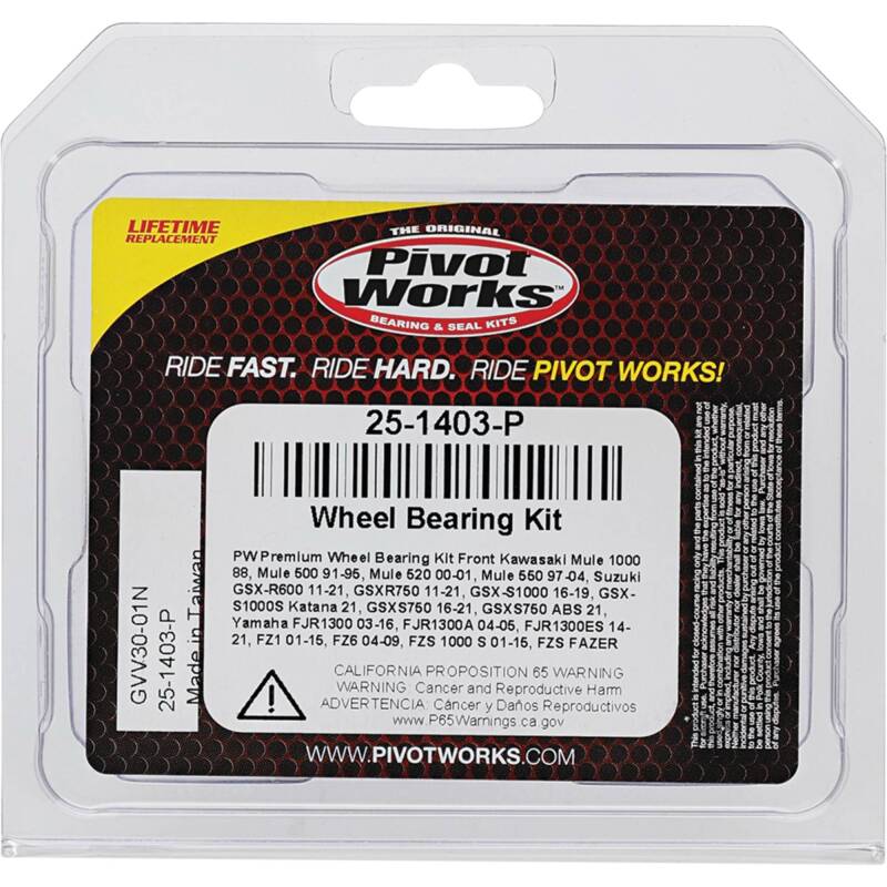 Pivot Works Premium Wheel Bearing Wheel Bearings Pivot Works