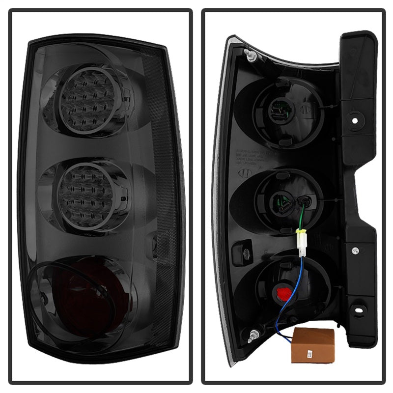 xTune Chevy Suburban/GMC Yukon/Yukon Denali 07-14 LED Tail Lights Smoked ALT-JH-CSUB07-LED-SM Tail Lights SPYDER