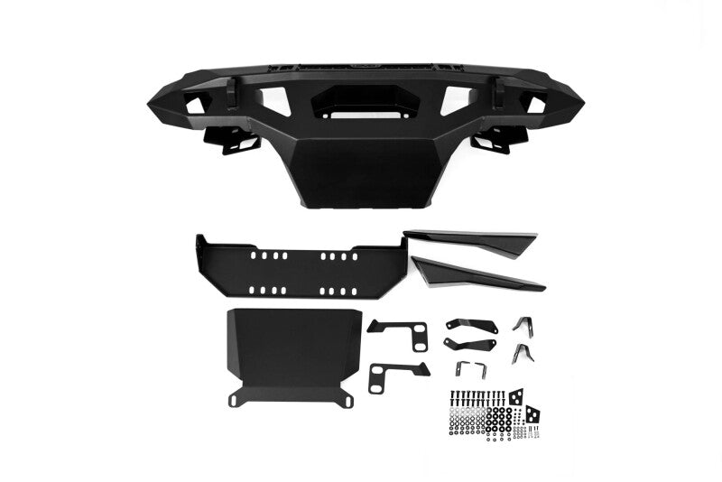 DV8 24-25 Toyota Tacoma Spec Series Front Winch Bumper - Micro-Texture Black Bumpers - Steel DV8 Offroad