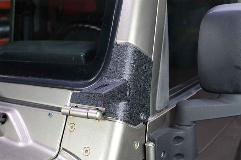 Fishbone Offroad 97-06 Jeep Wrangler TJ Windshield Light Bracket Light Mounts Fishbone Offroad