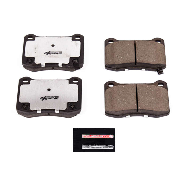 Power Stop 08-14 Lexus IS F Rear Z26 Extreme Street Brake Pads w/Hardware Brake Pads - Performance PowerStop