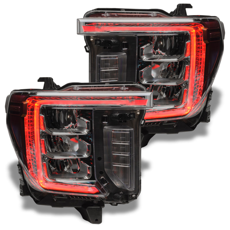 Oracle 20-21 GMC Sierra 2500/3500 HD RGB+W Headlight DRL Upgrade Kit - ColorSHIFT Headlights ORACLE Lighting