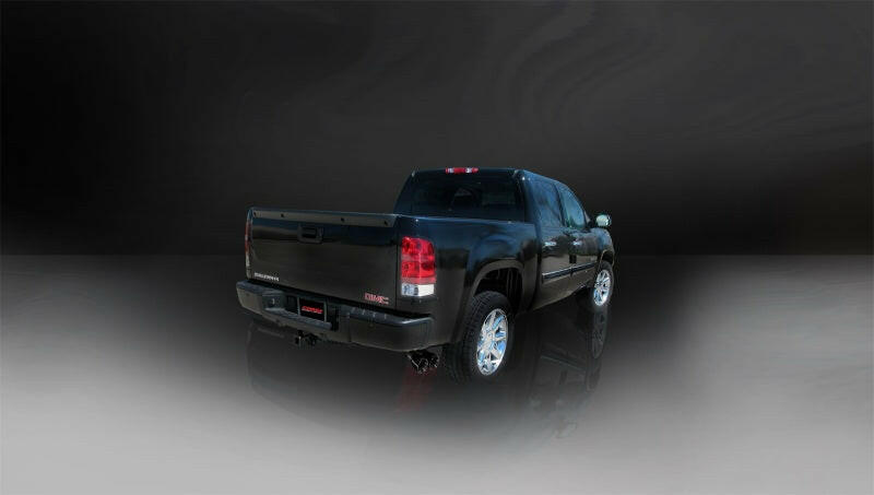 Corsa 2009-2009 Chevrolet Silverado Crew Cab/Short Bed 1500 4.8L V8 Black Sport Cat-Back Exhaust Catback CORSA Performance