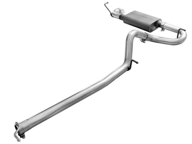 aFe Scorpion Exhaust System Cat Back 2.5in Aluminized Hi-Tuck 07-18 Jeep Wrangler JK V6 3.6/3.8L Catback aFe