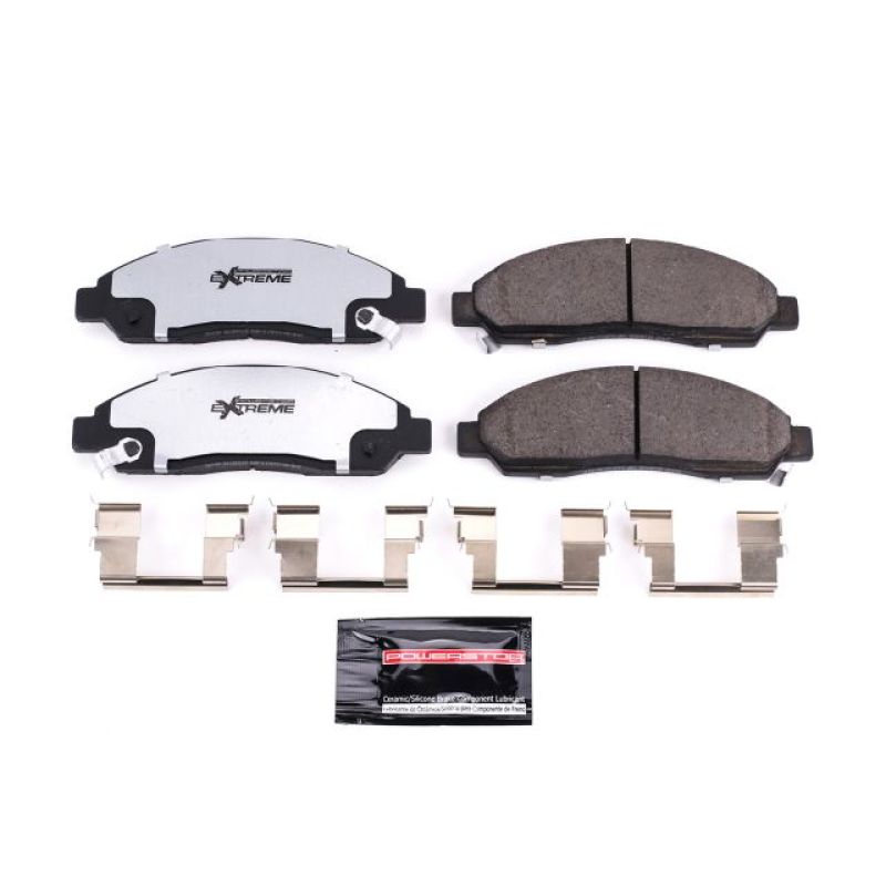 Power Stop 04-08 Chevrolet Colorado Front Z36 Truck & Tow Brake Pads w/Hardware Brake Pads - Performance PowerStop