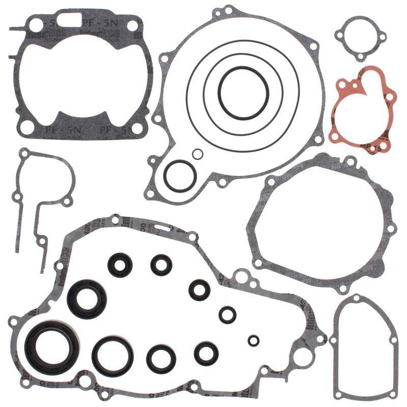 Vertex Gaskets 1998 Yamaha YZ250 Complete Gasket Kit w/ Oil Seals Engine Hardware Vertex Pistons