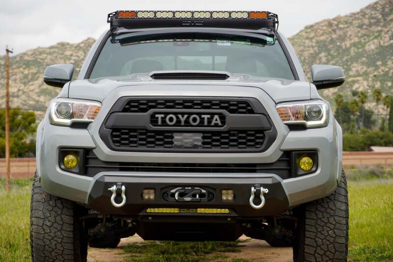 DV8 16-23 Toyota Tacoma Center Mount Winch Front Bumper Bumpers - Steel DV8 Offroad