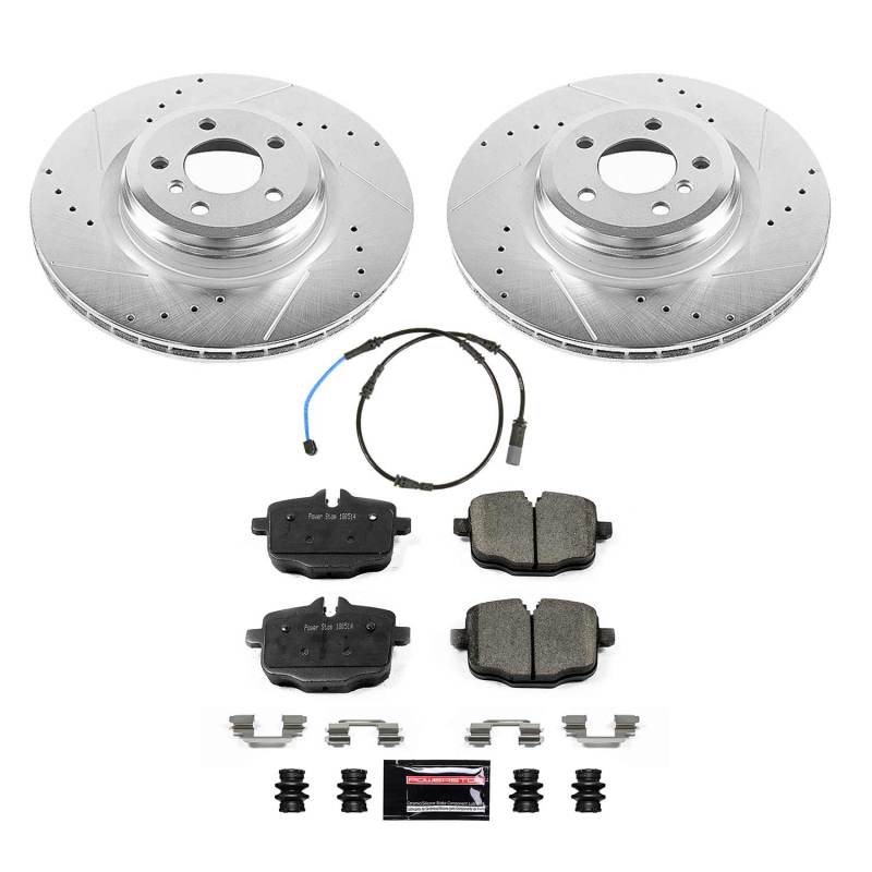 Power Stop 16-19 BMW Alpina B6 xDrive Gran Coupe Rear Z23 Evolution Brake Kit Brake Kits - Performance D&S PowerStop
