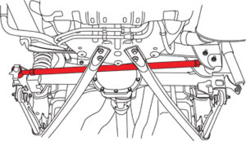 SPC Performance 05-10 Ford Mustang (V6/V8)Black Anodized Adjustable Panhard Bar Tools SPC Performance