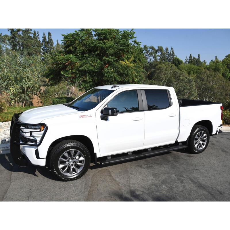 Westin 2019 Chevrolet Silverado/Sierra 1500 Crew Cab (5.5ft) R5 Modular Nerf Step Bars - Black Nerf Bars Westin