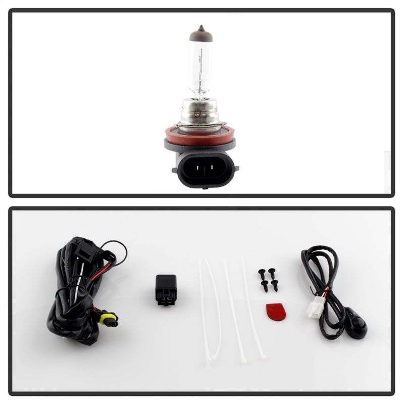 Spyder Ford Mustang 10-12 OEM Fog Light W/Universal Switch- Clear FL-FM2015-C Fog Lights SPYDER