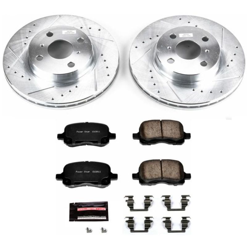 Power Stop 98-02 Chevrolet Prizm Front Z23 Evolution Sport Brake Kit Brake Kits - Performance D&S PowerStop