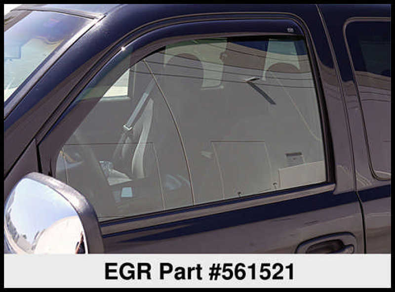 EGR 99+ Chev Silverado/GMC Sierra In-Channel Window Visors - Set of 2 (561521) Wind Deflectors EGR