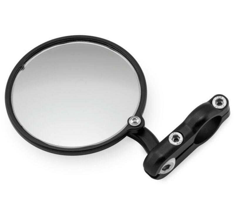 CRG Hindsight 3 in. Round Bar-End Mirror Left - Black Side Mirrors CRG Constructors