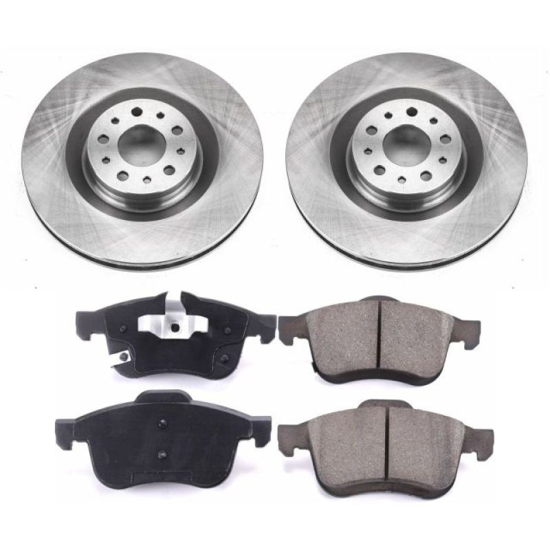 Power Stop 14-19 Fiat 500L Front Autospecialty Brake Kit Brake Kits - OE PowerStop