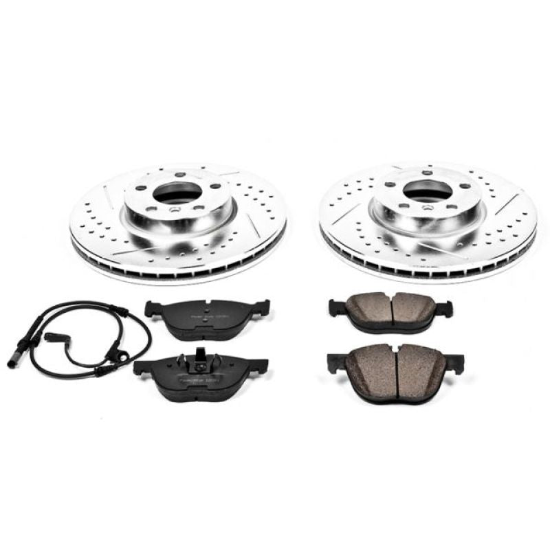 Power Stop 07-10 BMW X5 Front Z23 Evolution Sport Brake Kit Brake Kits - Performance D&S PowerStop