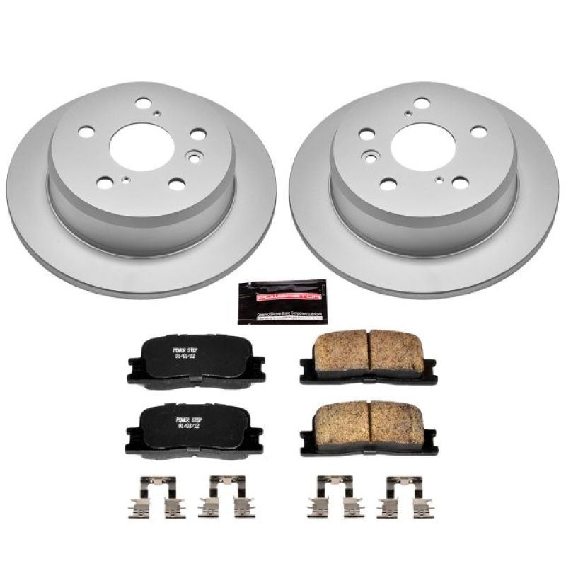Power Stop 02-03 Lexus ES300 Rear Z17 Evolution Geomet Coated Brake Kit Brake Kits - Performance Blank PowerStop