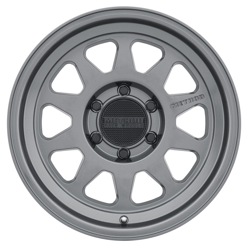 Method MR316 17x8.5 0mm Offset 6x135 87mm CB Gloss Titanium Wheel Wheels - Cast Method Wheels