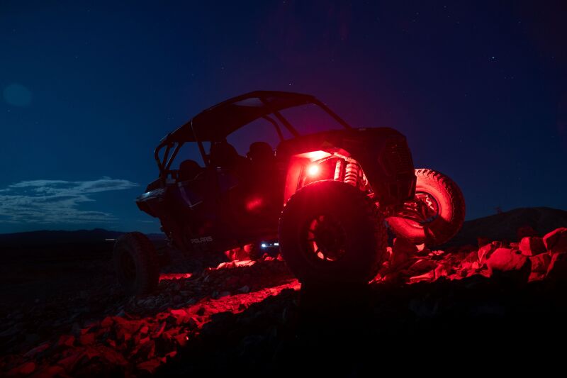 Whip It Led Rock Light 8 Pod Light Bars & Cubes Whip It