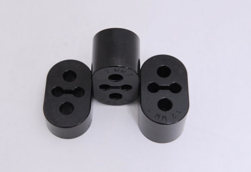 Kartboy 15-19 Volkswagen GTI/Golf R/15-19 Audi S3/RS3 Thick Exhaust Hanger - 12mm - Black Exhaust Hangers Kartboy