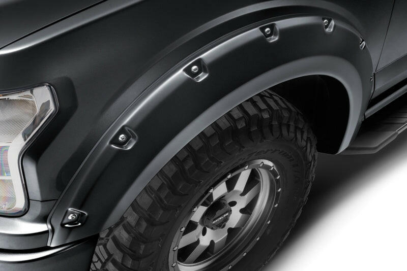 Bushwacker 18-19 Ford F-150 Pocket Style Flares 4 pc - Shadow Black Fender Flares Bushwacker