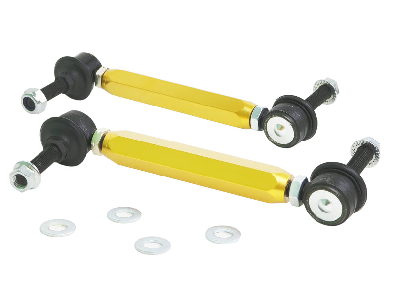 Whiteline Universal Sway Bar End Link Kit - 175-200mm Heavy Duty Adjustable - 10mm Ball Studs Sway Bar Endlinks Whiteline