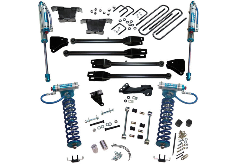 Superlift 08-10 Ford F-250 SuperDuty 4WD 4in Lift Kit w/ 4-Link Conv / King Coilovers & Rear Shocks Lift Kits Superlift