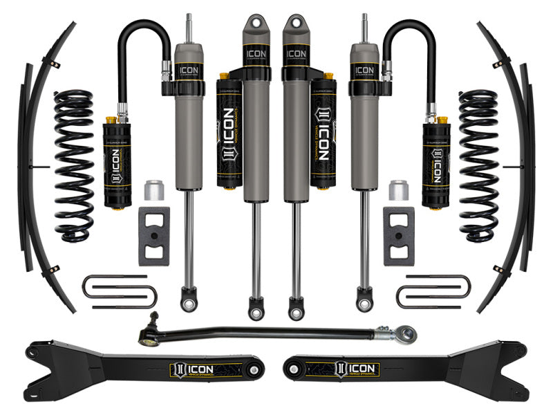 ICON 2023 Ford F250/F350 Super Duty 2.5in Stage 4 Suspension System w/ Expansion Pack Lift Springs ICON