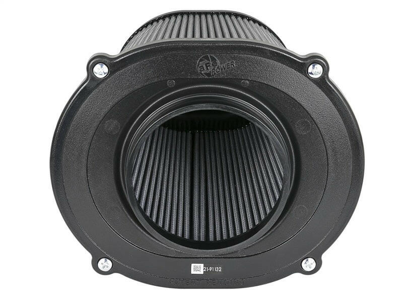 aFe Quantum Pro DRY S Air Filter Inverted Top - 5in Flange x 8in Height - Dry PDS Cold Air Intakes aFe