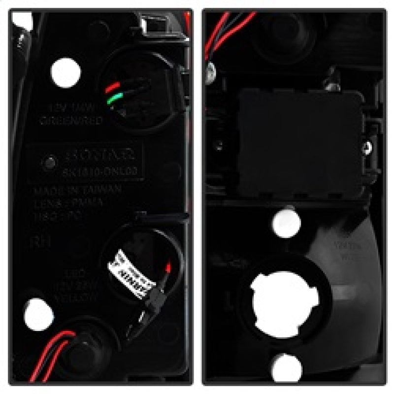 Spyder Chevy Suburban/Tahoe 1500/2500 00-06 LED Tail Lights Red Clear ALT-YD-CD00-LED-RC Tail Lights SPYDER