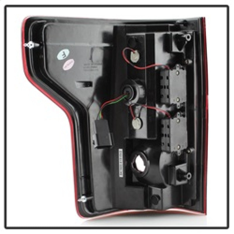 Spyder Ford F150 2015-2017 Light Bar LED Tail Lights - Red Clear ALT-YD-FF15015-LBLED-RC Tail Lights SPYDER