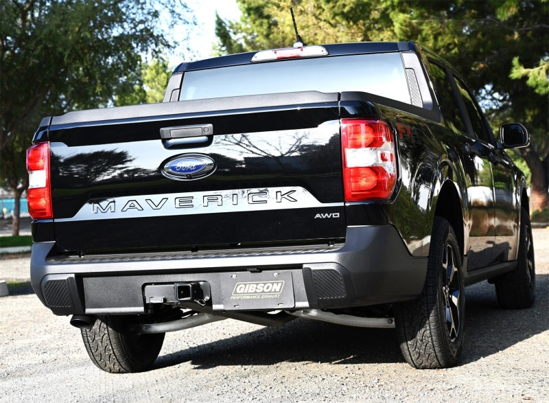 Gibson 22-24 Ford Maverick 2.0L Black Elite Cat-back Single Exhaust - Stainless Catback Gibson