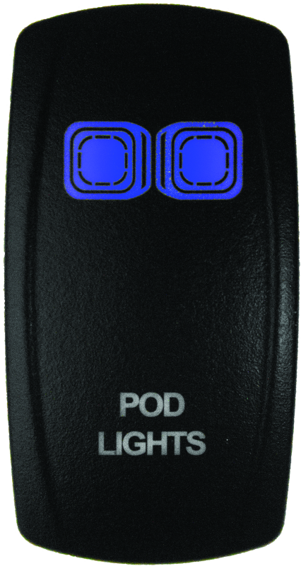 DragonFire Racing Lighted Switch On/Off Blue Relays DragonFire Racing