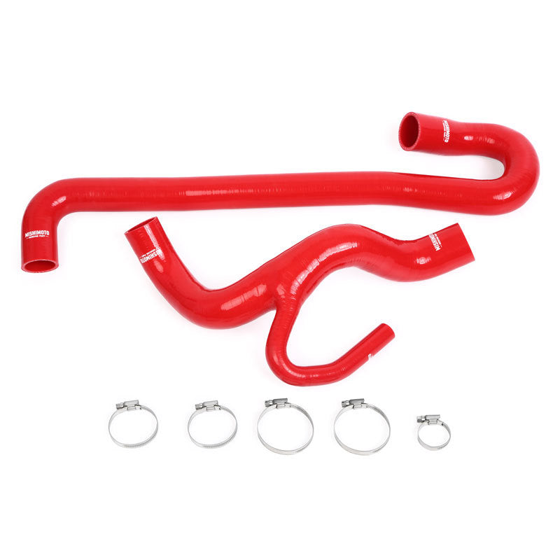 Mishimoto 12+ Jeep Grand Cherokee SRT8 6.4L V8 Red Silicone Radiator Hose Kit Hoses Mishimoto