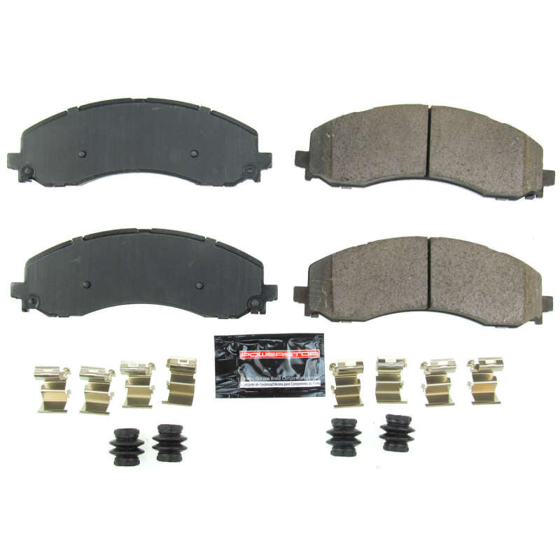 Power Stop 2019 Ram 2500 Front Z23 Evolution Sport Brake Pads w/Hardware Brake Pads - Performance PowerStop