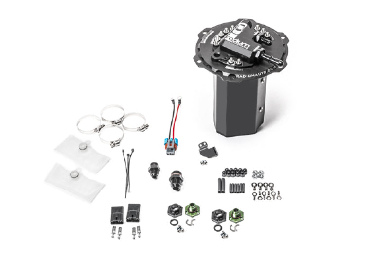 Radium Engineering Fuel Hanger Evo X (No Pumps Included) Walbro F90000274/285 Fuel Pump Hangers Radium Engineering