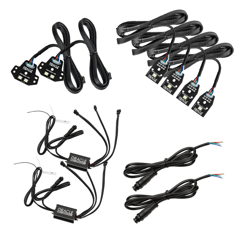 Oracle 15-21 Dodge Charger RGB+W Headlight DRL Upgrade Kit - ColorSHIFT+W Headlights ORACLE Lighting