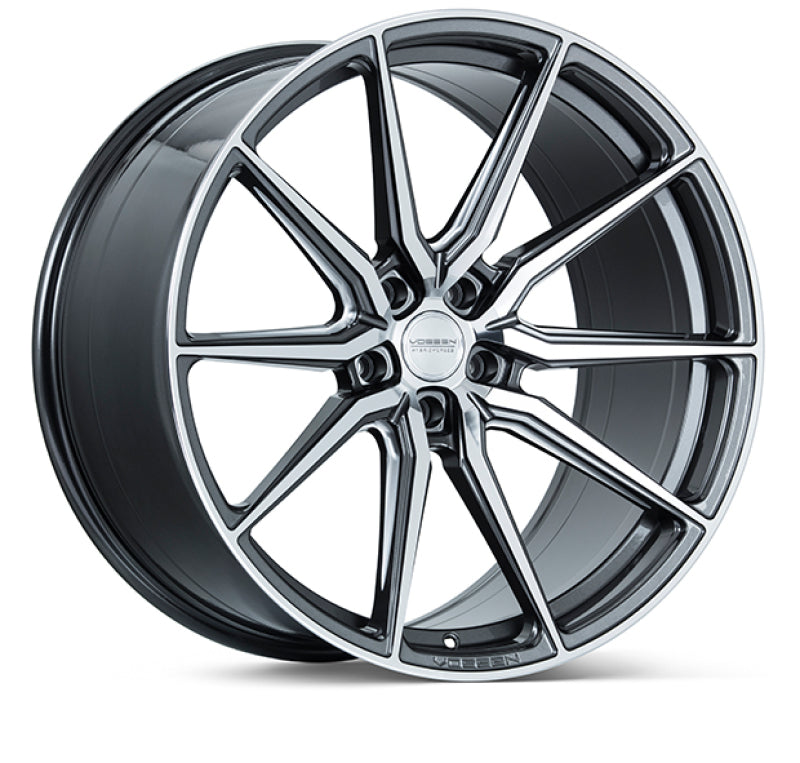 Vossen HF-3 20x10 / 5x120 / ET45 / Deep Face / 72.56 - Gloss Graphite Polished Wheel Wheels - Forged Vossen