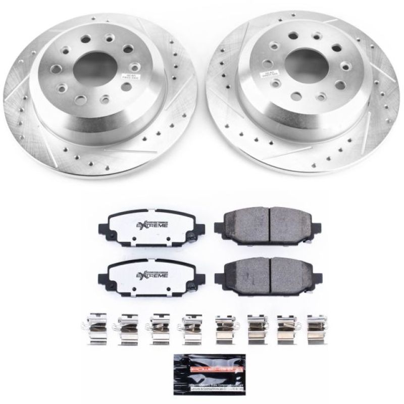Power Stop 18-19 Jeep Wrangler Rear Z36 Truck & Tow Brake Kit Brake Kits - Performance D&S PowerStop