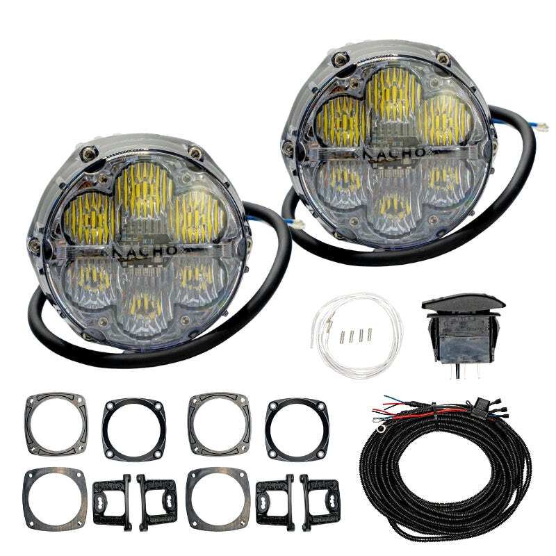 Nacho Lighting Universal Reverse Kit White Headlights Nacho Offroad Technology