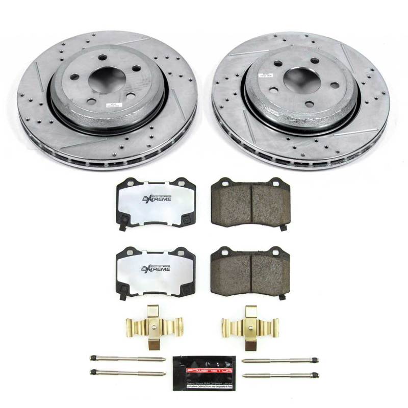 Power Stop 18-21 Jeep Grand Cherokee Rear Z36 Truck & Tow Brake Kit Brake Kits - Performance D&S PowerStop