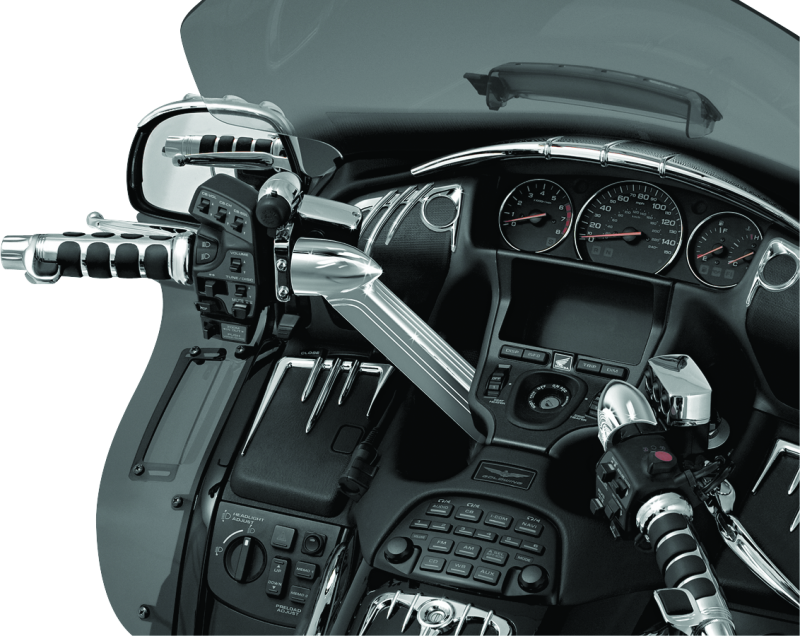 Kuryakyn Handlebar Top Cover 01-17 GL1800 Chrome Handlebars Kuryakyn